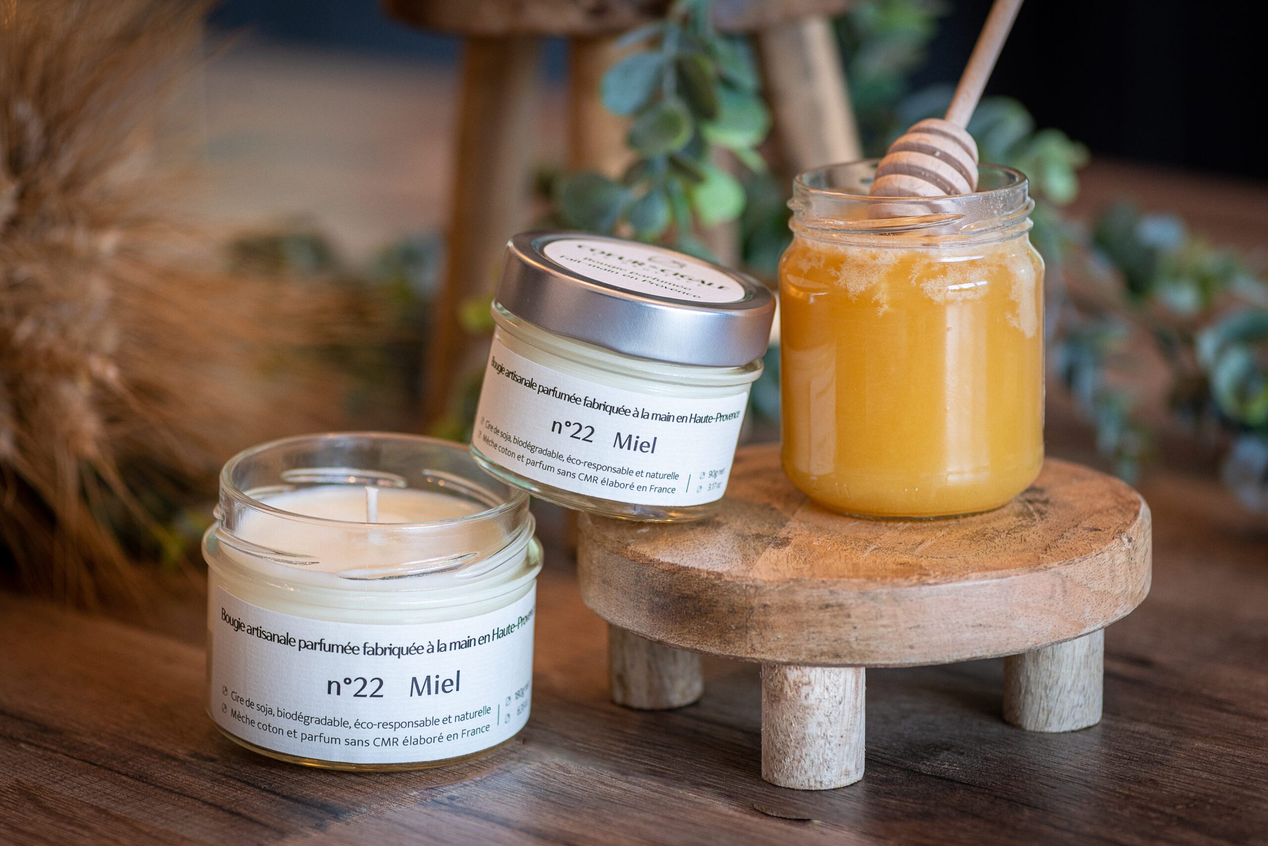 Bougies au miel I Créations naturelles et parfumées pour votre