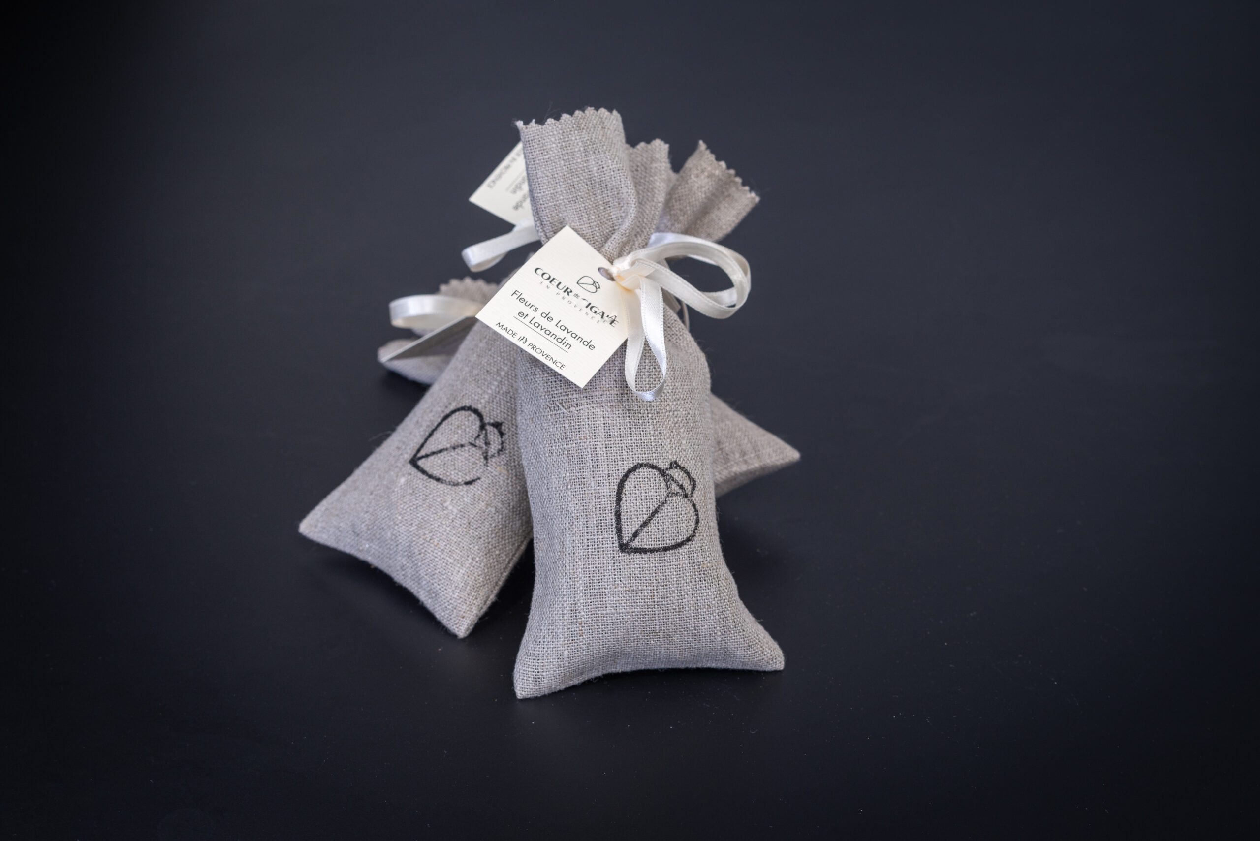 SACHETS DE FLEURS SECHEES DE LAVANDE ET LAVANDIN Coeur de Cigale