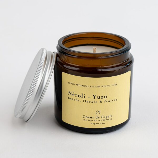 Bougie parfumée Néroli-Yuzu - cire d'olive