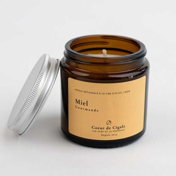 Bougie parfumée Miel - cire d'olive