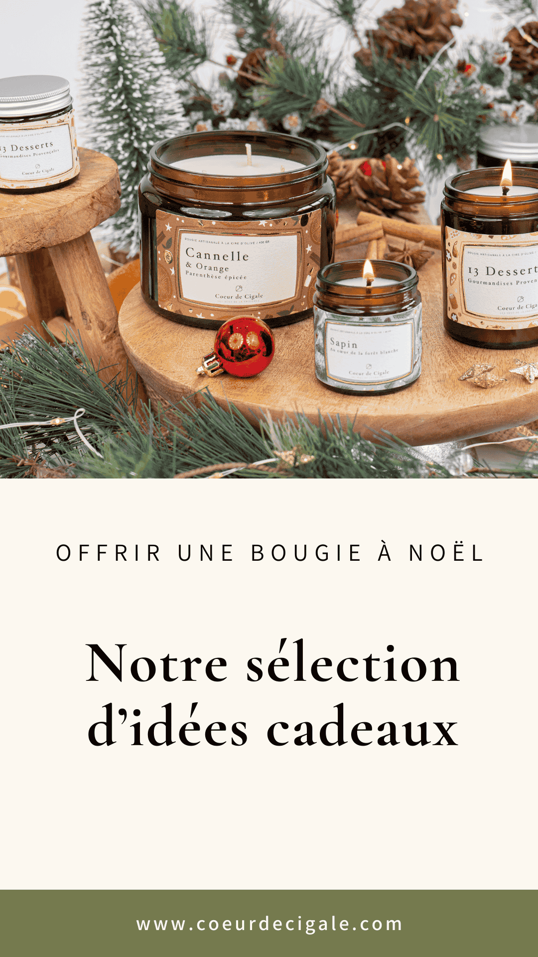 Offrir une bougie à Noël : nos idées cadeaux