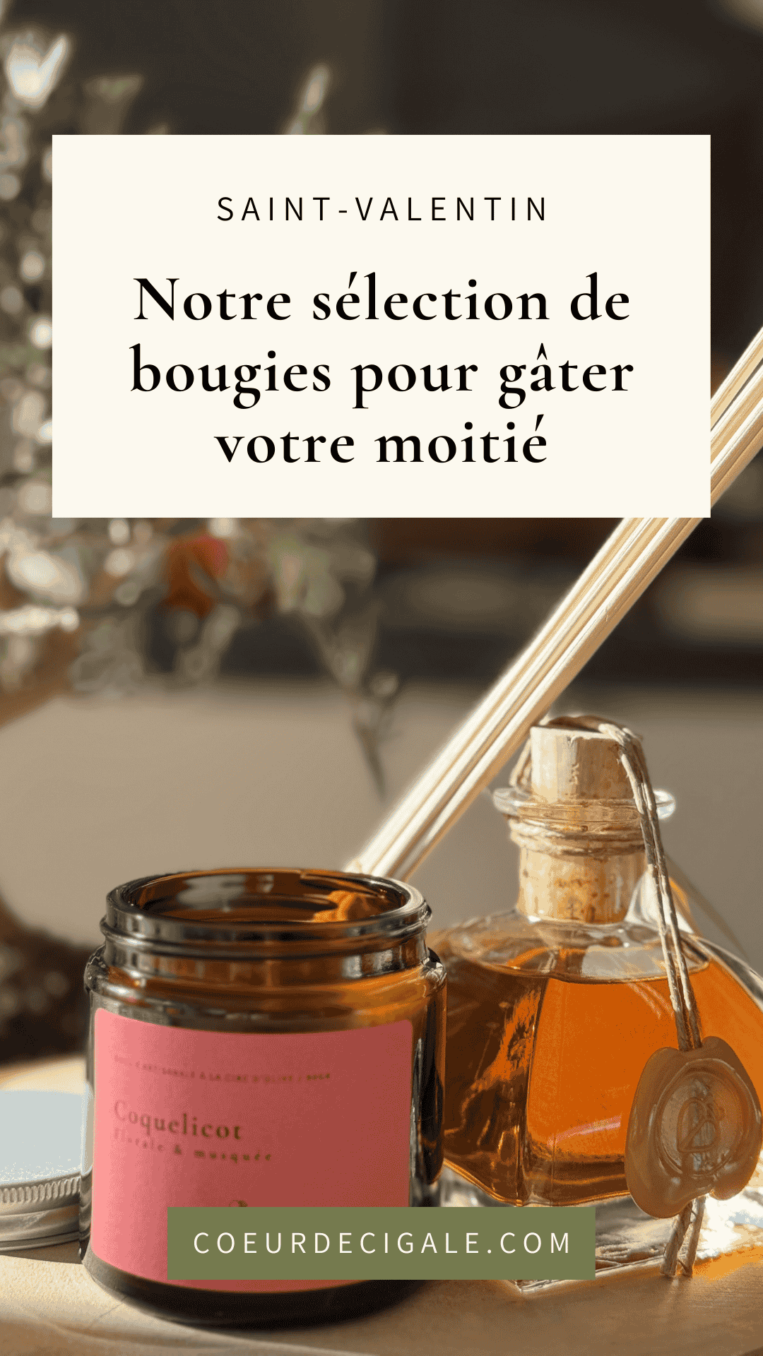 Bougie de St valentin : la sélection à offrir 
