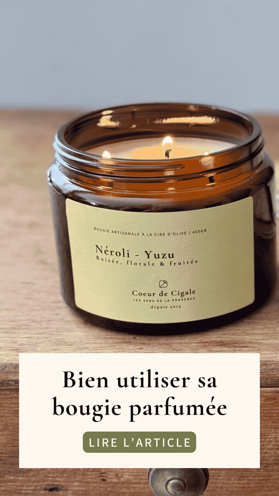 Bien utiliser sa bougie parfumée : nos conseils d'utilisation et précautions