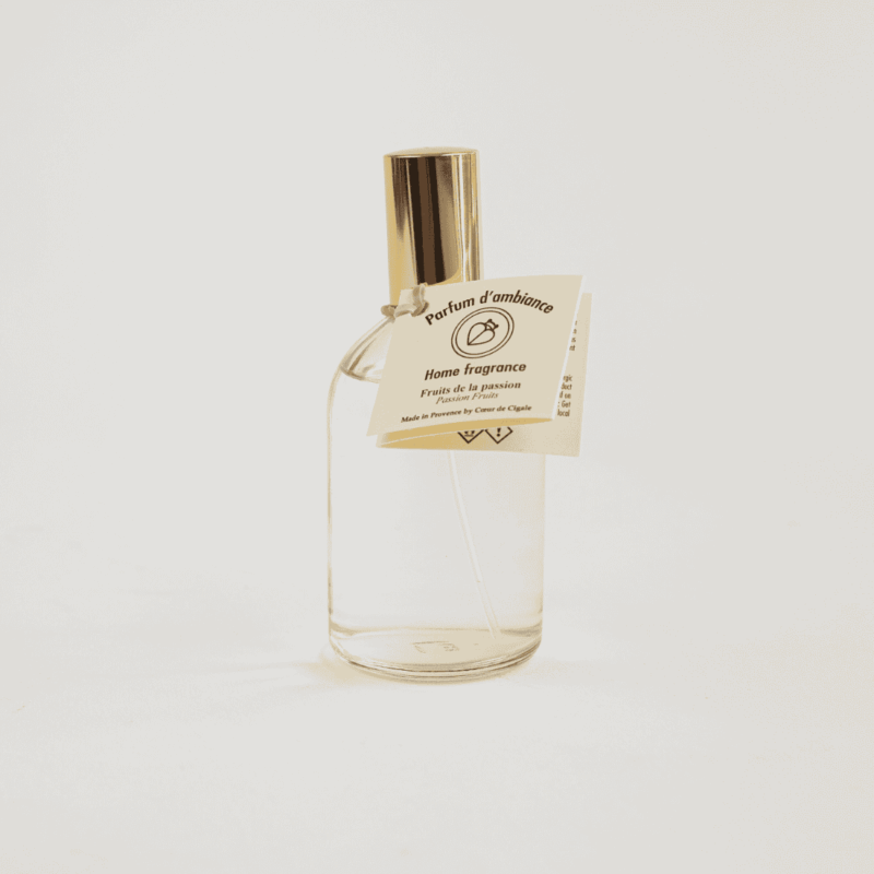Parfum d'ambiance Fruits de la passion en spray à vaporiser.