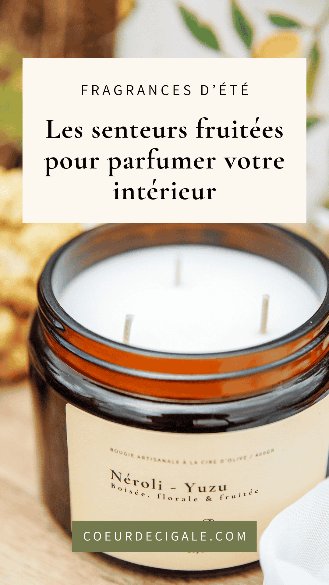 Les senteurs fruitées pour parfumer son intérieur en été